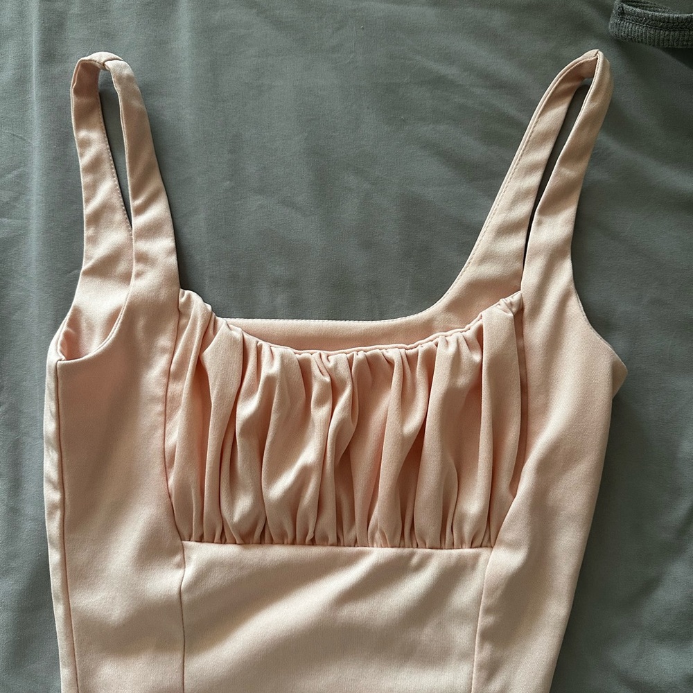 Elegant Blush Sleeveless Top